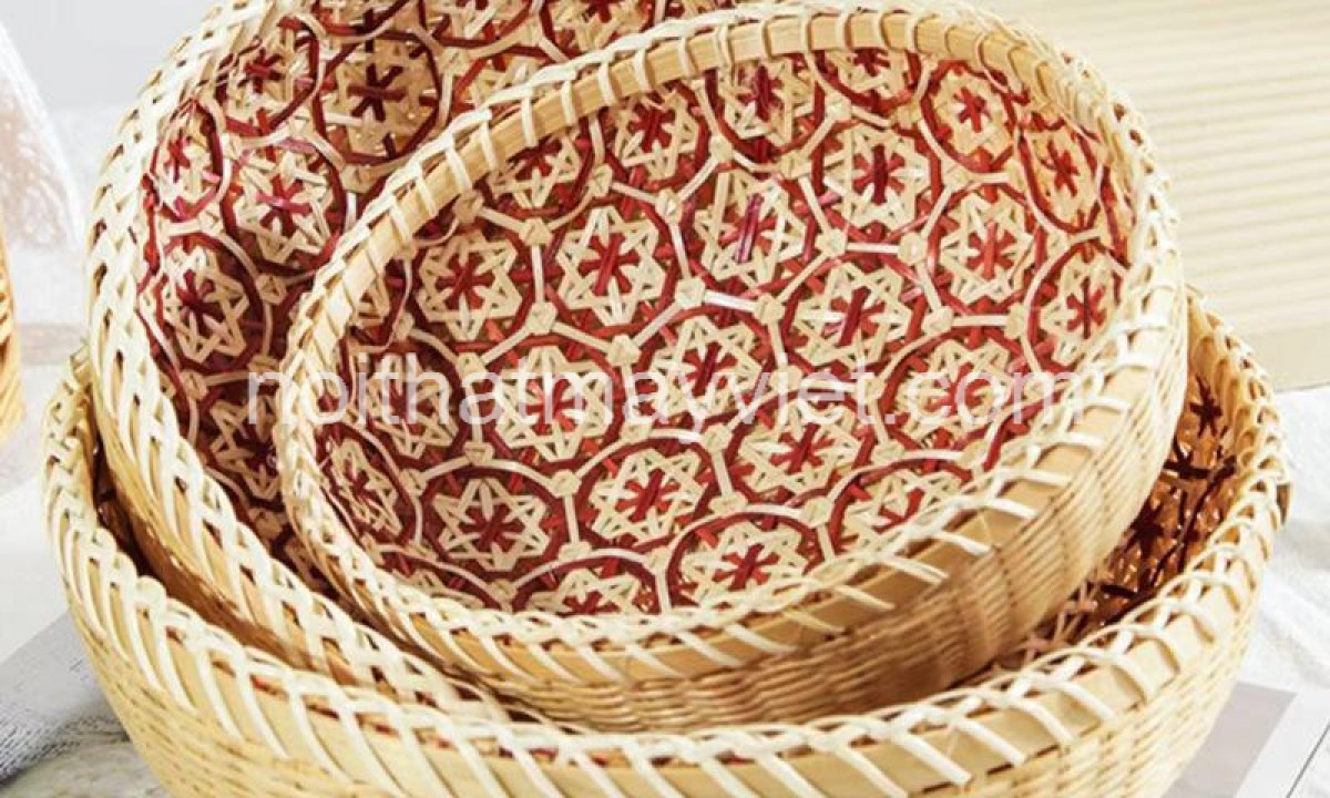 Mẹt Đựng Đồ Mây Tre MMT004